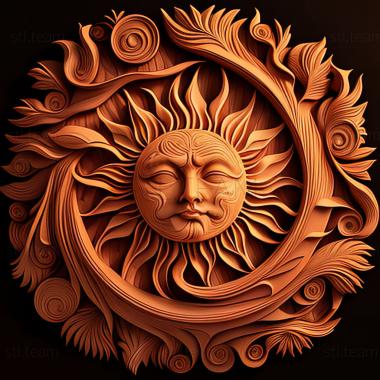 3D model st sun (STL)